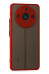 Mey İthalat®  Realme 11 Pro Kılıf Montreal Silikon Kapak - Kırmızı