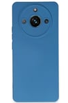 Mey İthalat®  Realme 11 Pro Kılıf Nano içi Kadife Silikon - Mavi