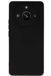 Mey İthalat®  Realme 11 Pro Kılıf Nano içi Kadife Silikon - Siyah