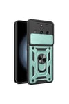 Mey İthalat®  Realme 11 Pro Kılıf Pars Lens Yüzüklü Silikon - Yeşil