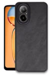 Mey İthalat®  Realme 12 Lite Kılıf Aras Deri Kapak - Siyah