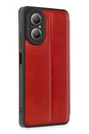 Mey İthalat®  Realme 12 Lite Kılıf Flip Cover - Kırmızı