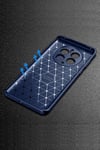 Mey İthalat®  Realme 12 Pro Plus Kılıf Auto Focus Karbon Kapak - Lacivert