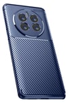 Mey İthalat®  Realme 12 Pro Plus Kılıf Auto Focus Karbon Kapak - Lacivert