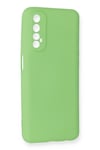 Mey İthalat®  Realme 7 Kılıf First Silikon - Yeşil