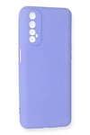 Mey İthalat®  Realme 7 Kılıf First Silikon - Lila