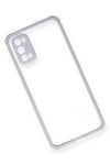 Mey İthalat®  Realme 7 Pro Kılıf Miami Şeffaf Silikon - Lila