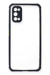 Mey İthalat®  Realme 7 Pro Kılıf Miami Şeffaf Silikon - Lacivert