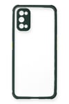 Mey İthalat®  Realme 7 Pro Kılıf Miami Şeffaf Silikon - Koyu Yeşil