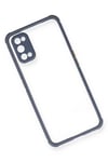 Mey İthalat®  Realme 7 Pro Kılıf Miami Şeffaf Silikon - Gri