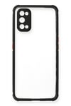 Mey İthalat®  Realme 7 Pro Kılıf Miami Şeffaf Silikon - Siyah