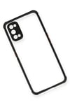Mey İthalat®  Realme 7 Pro Kılıf Miami Şeffaf Silikon - Siyah