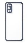 Mey İthalat®  Realme 7 Pro Kılıf Miami Şeffaf Silikon - Gri