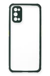 Mey İthalat®  Realme 7 Pro Kılıf Miami Şeffaf Silikon - Koyu Yeşil