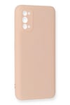 Mey İthalat®  Realme 7 Pro Kılıf Nano içi Kadife Silikon - Pudra