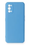Mey İthalat®  Realme 7 Pro Kılıf Nano içi Kadife Silikon - Mavi