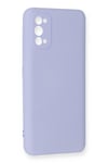 Mey İthalat®  Realme 7 Pro Kılıf Nano içi Kadife Silikon - Lila