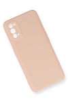 Mey İthalat®  Realme 7 Pro Kılıf Nano içi Kadife Silikon - Pudra