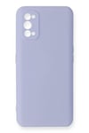 Mey İthalat®  Realme 7 Pro Kılıf Nano içi Kadife Silikon - Lila