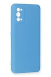 Mey İthalat®  Realme 7 Pro Kılıf Nano içi Kadife Silikon - Mavi