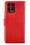 Mey İthalat®  Realme 8 Pro Kılıf Trend S Plus Kapaklı Kılıf - Kırmızı