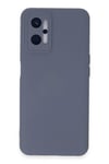 Mey İthalat®  Realme 9i 4G Kılıf Nano içi Kadife Silikon - Gri