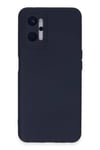 Mey İthalat®  Realme 9i 4G Kılıf Nano içi Kadife Silikon - Lacivert