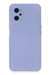 Mey İthalat®  Realme 9i 4G Kılıf Nano içi Kadife Silikon - Lila