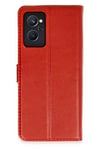 Mey İthalat®  Realme 9i 4G Trend S Plus Kapaklı Kılıf - Kırmızı