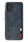 Mey İthalat®  Realme C11 2021 Kılıf Loop Deri Silikon - Lacivert