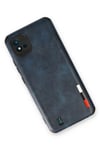Mey İthalat®  Realme C11 2021 Kılıf Loop Deri Silikon - Lacivert