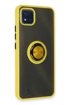 Mey İthalat®  Realme C11 2021 Kılıf Montreal Yüzüklü Silikon Kapak - Sarı