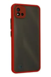 Mey İthalat®  Realme C11 2021 Kılıf Montreal Silikon Kapak - Kırmızı
