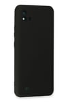 Mey İthalat®  Realme C11 2021 Kılıf Nano içi Kadife Silikon - Siyah
