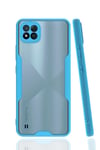 Mey İthalat®  Realme C11 2021 Kılıf Platin Silikon - Mavi