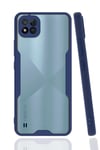 Mey İthalat®  Realme C11 2021 Kılıf Platin Silikon - Lacivert