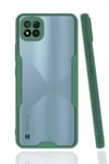 Mey İthalat®  Realme C11 2021 Kılıf Platin Silikon - Yeşil