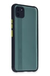 Mey İthalat®  Realme C11 Kılıf Miami Şeffaf Silikon - Lacivert
