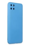 Mey İthalat®  Realme C11 Kılıf Nano içi Kadife Silikon - Mavi