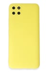 Mey İthalat®  Realme C11 Kılıf Nano içi Kadife Silikon - Sarı