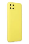 Mey İthalat®  Realme C11 Kılıf Nano içi Kadife Silikon - Sarı