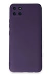 Mey İthalat®  Realme C11 Kılıf Nano içi Kadife Silikon - Mor