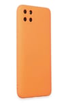 Mey İthalat®  Realme C11 Kılıf Nano içi Kadife Silikon - Turuncu