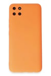 Mey İthalat®  Realme C11 Kılıf Nano içi Kadife Silikon - Turuncu