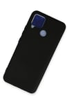 Mey İthalat®  Realme C15 Kılıf Nano içi Kadife Silikon - Siyah
