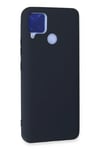 Mey İthalat®  Realme C15 Kılıf Nano içi Kadife Silikon - Lacivert