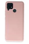 Mey İthalat®  Realme C15 Kılıf Nano içi Kadife Silikon - Pudra