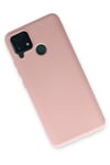 Mey İthalat®  Realme C15 Kılıf Nano içi Kadife Silikon - Pudra
