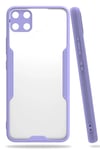 Mey İthalat®  Realme C15 Kılıf Platin Silikon - Lila