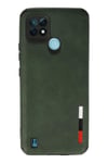 Mey İthalat®  Realme C21 Kılıf Loop Deri Silikon - Yeşil